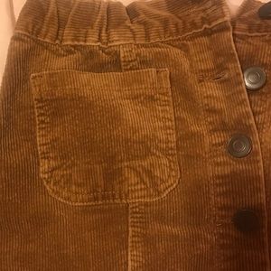 Brandy Melville Small corduroy brown skirt